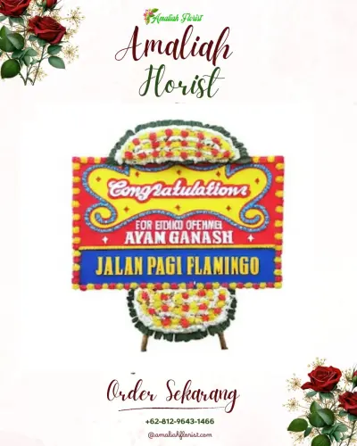 Bunga Papan Congratulation di Kuanino